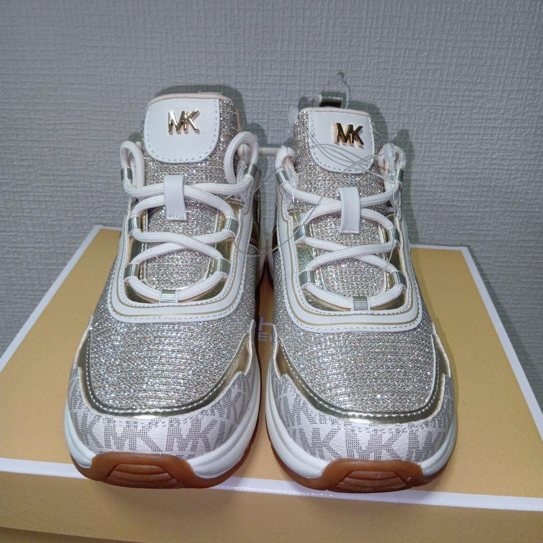 MICHAEL KORS OLYMPIA バニラスニーカー・キッズ 22cm新品 マイケル