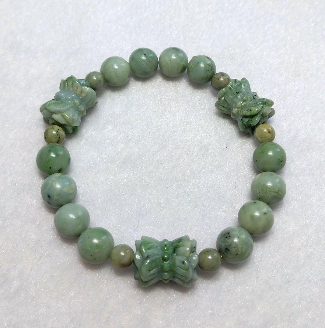 専用【希少,珍品】日高翡翠《双頭蓮》ブレス　神居古潭ブレスとおまとめ