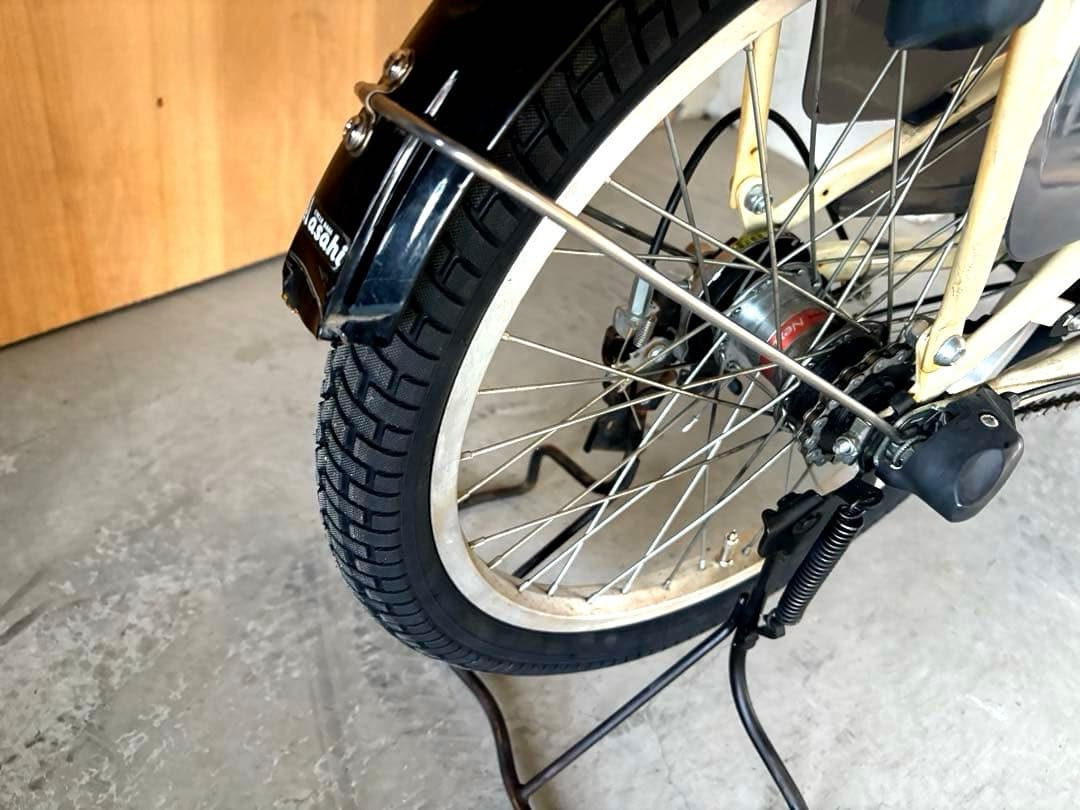 おしゃれミニベロ】20インチ Petit Maman アイボリー ⭕️状態良好