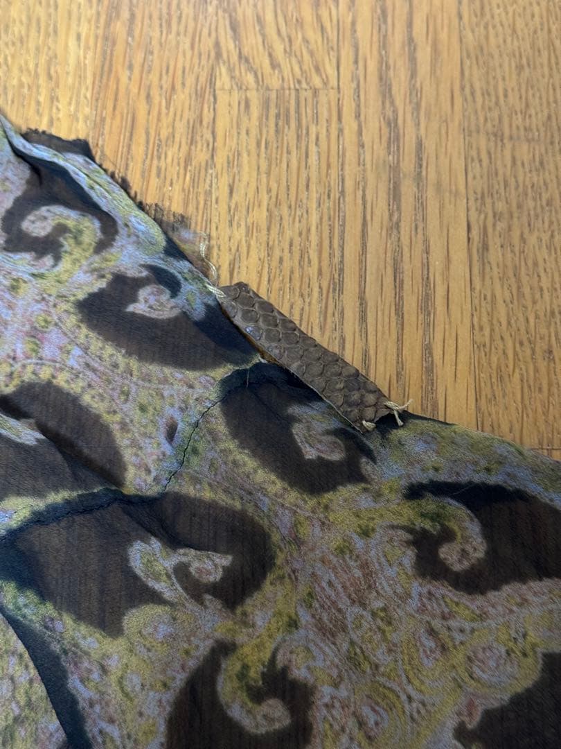 if six was nine ペイズリープリントストール｜