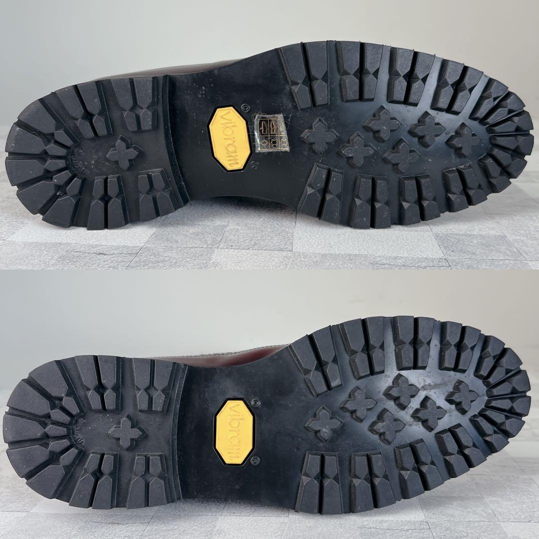 美品 BERWICK バーウィック ウイングチップ メダリオン 25.5cm