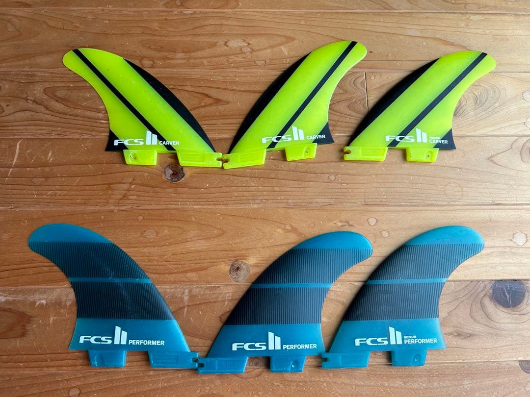 FCS II Performer Carverサーフボードフィン 2セット FCS II PERFORMER TRI FIN SET - FCS JAPAN
