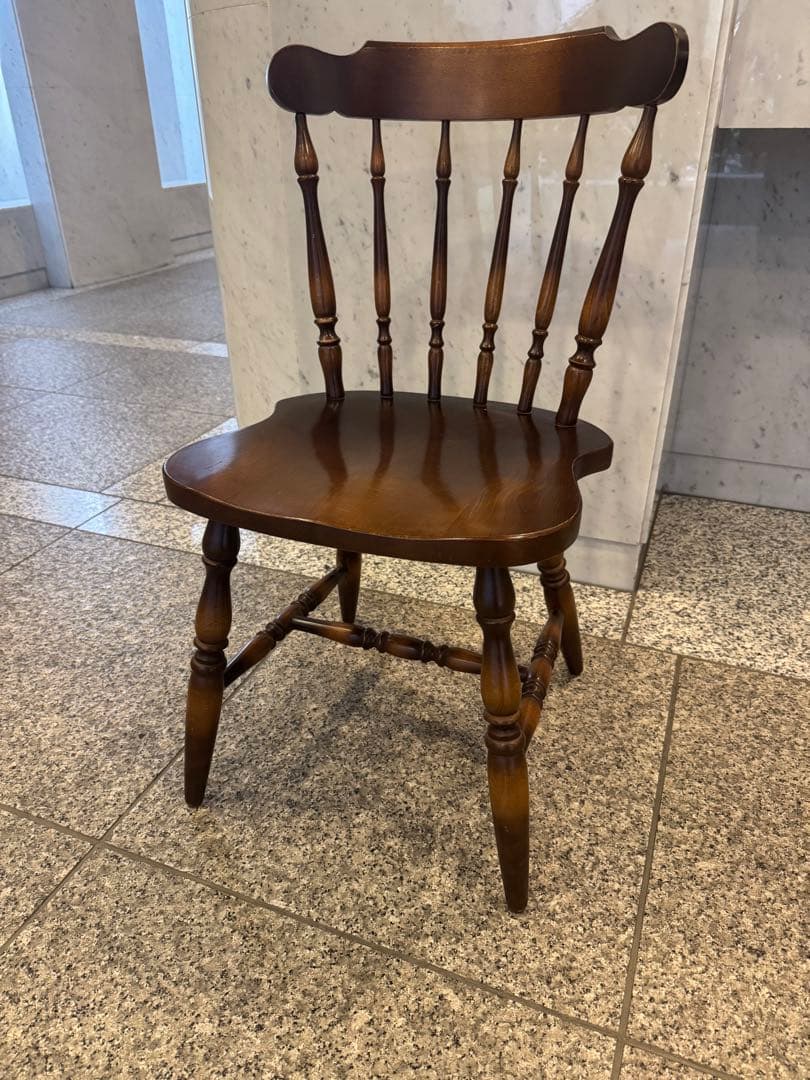 飛騨産業 キツツキマーク ウッドチェア