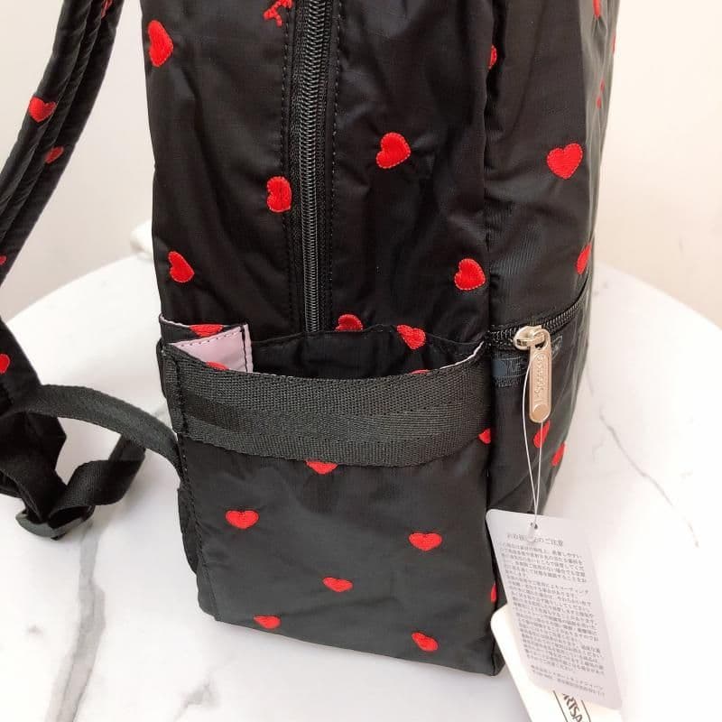 レスポートサック スウィートハート 刺繡 ブラック バックパック リュック