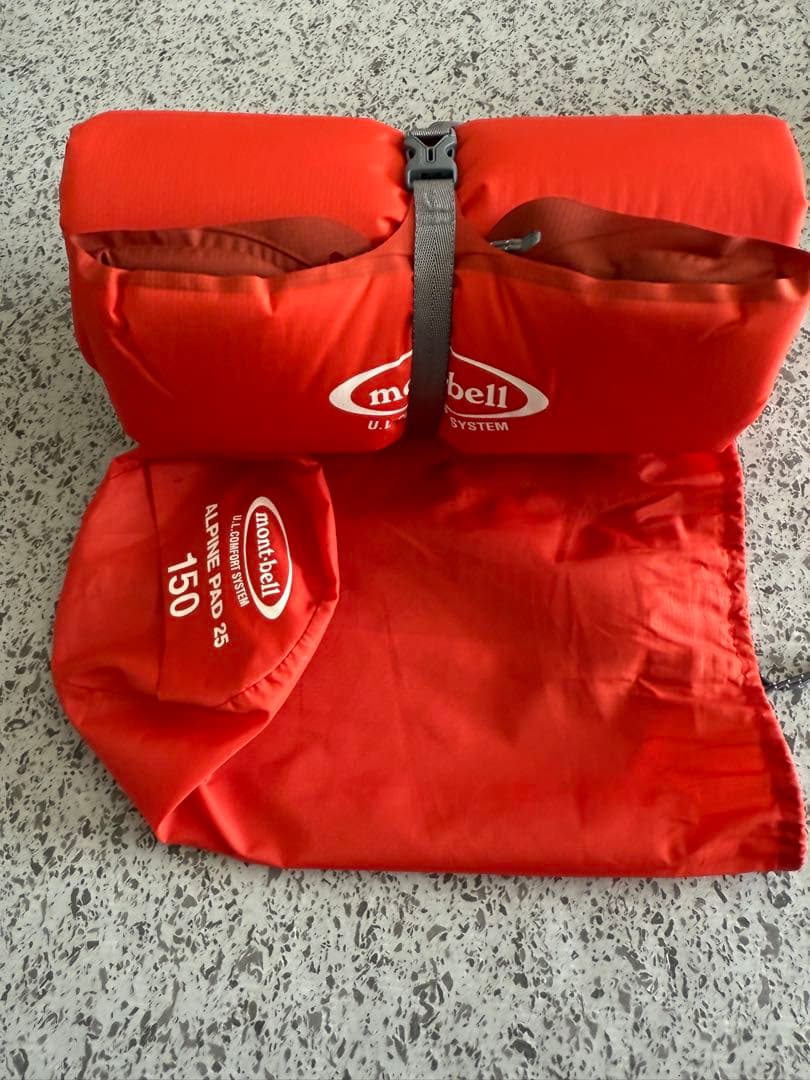 mont-bell ALPINE PAD 25 スリーピングマット 150 アルパインパッド 25 150｜モンベル