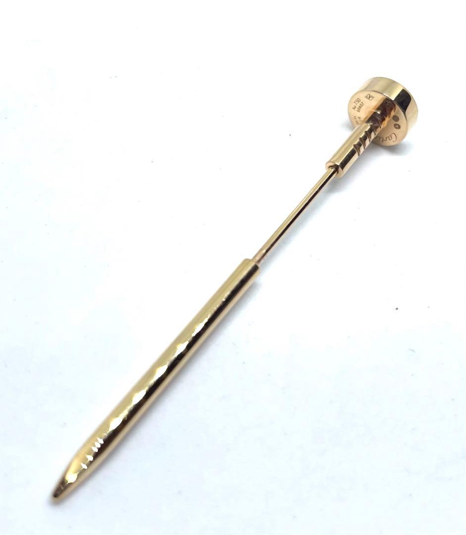 カルティエ ジュストアンクル タイピン 750YG K18 ゴールド - メルカリ