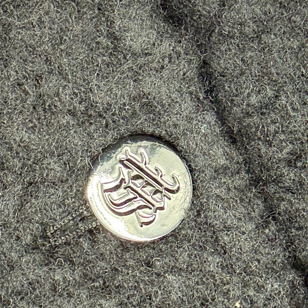 現行美品】ポールスミス レオパード ボア ベルト付きウールロング