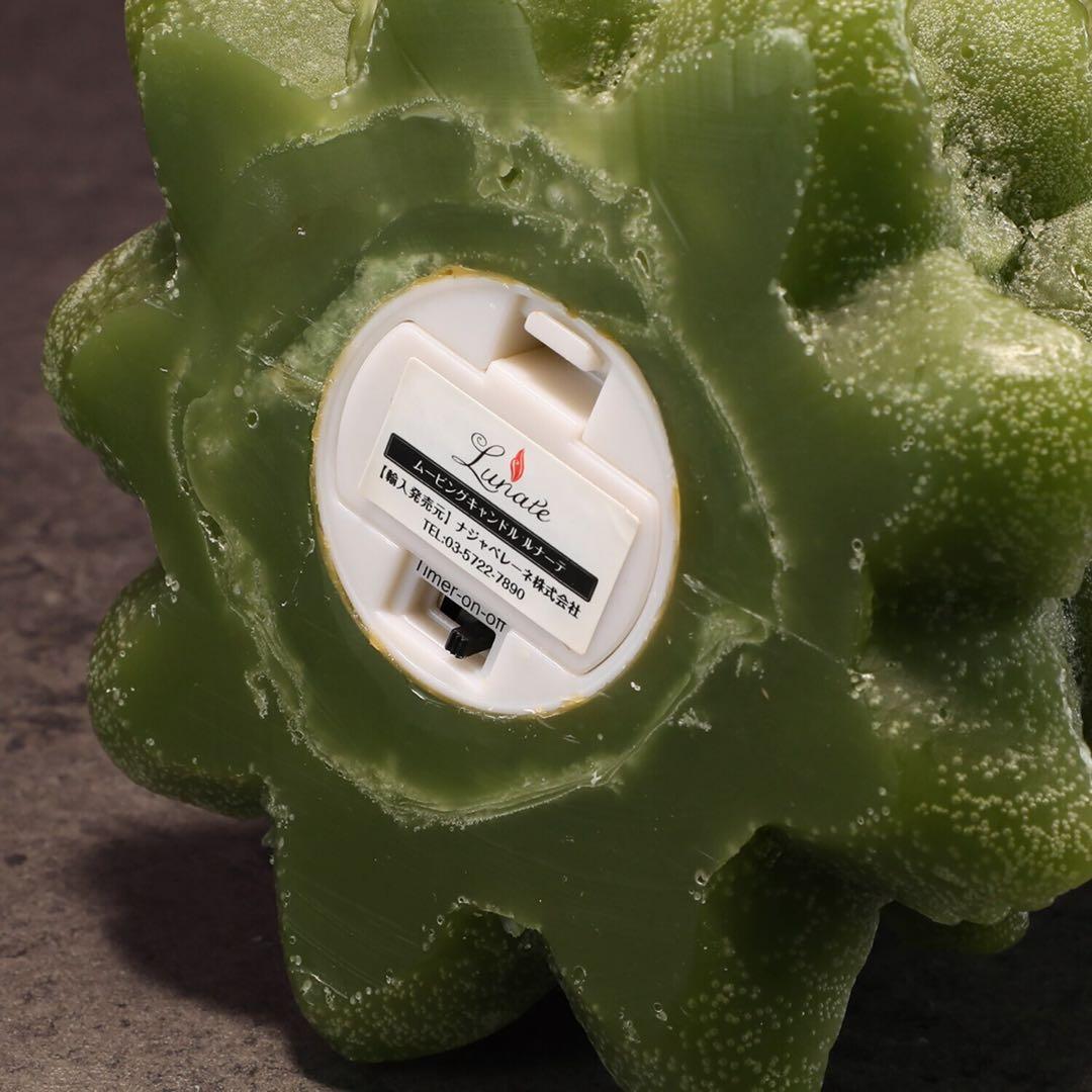 ムービングキャンドル “ルナーテ” ハッピーツリー＆ ゴールデン パインコーン