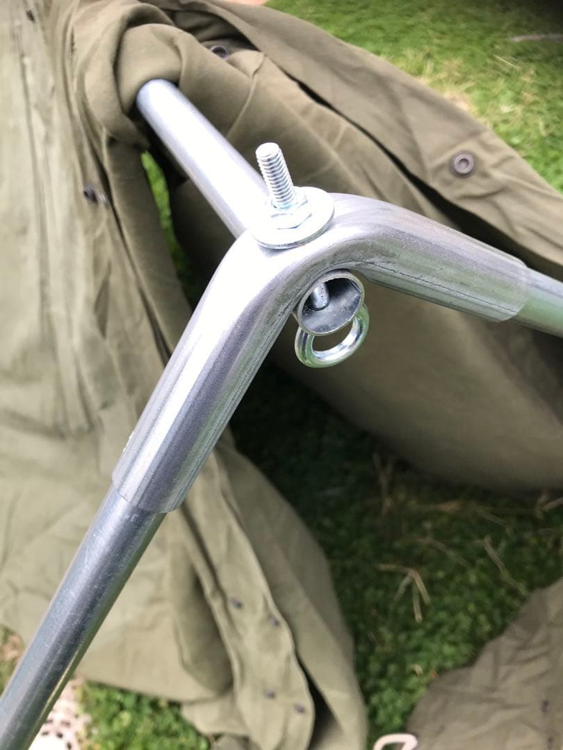 取説付き《フランス軍幕パップテント仕様》二股フレームキット⭐︎らくらく設営⭐︎