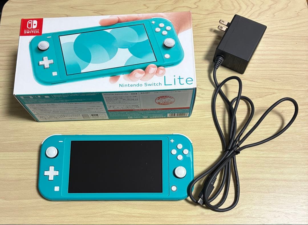 傷あり」Nintendo Switch Lite 本体(ターコイズ)中古品