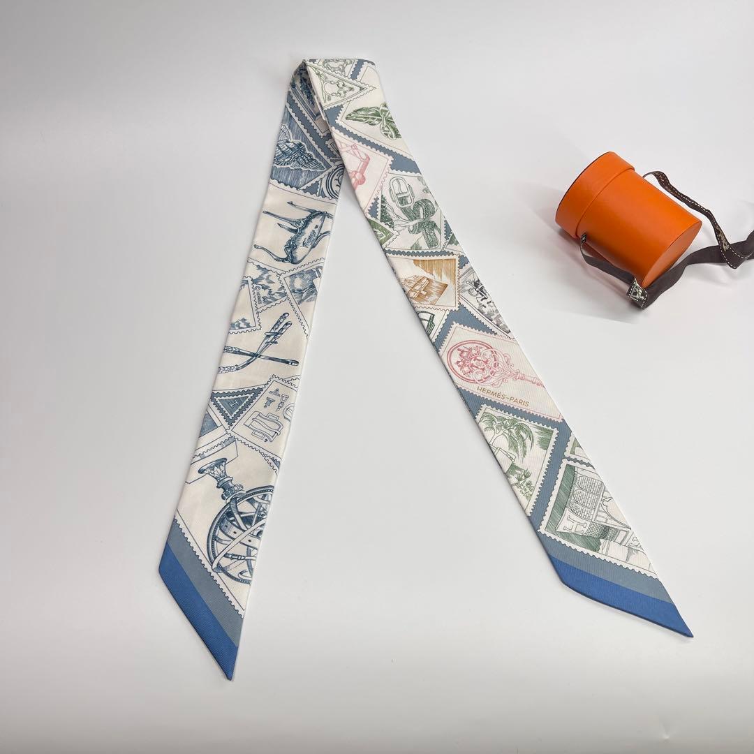 エルメス ツイリーTwilly 《フォーブルの切手愛好家》【新品未使用品