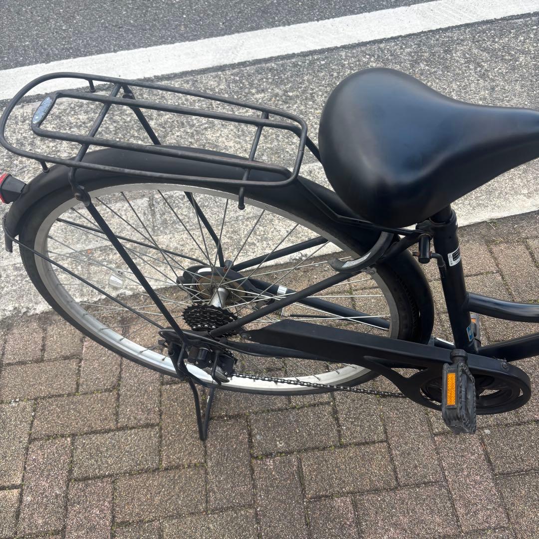 直接の引き渡し】27インチ ブラックママチャリ