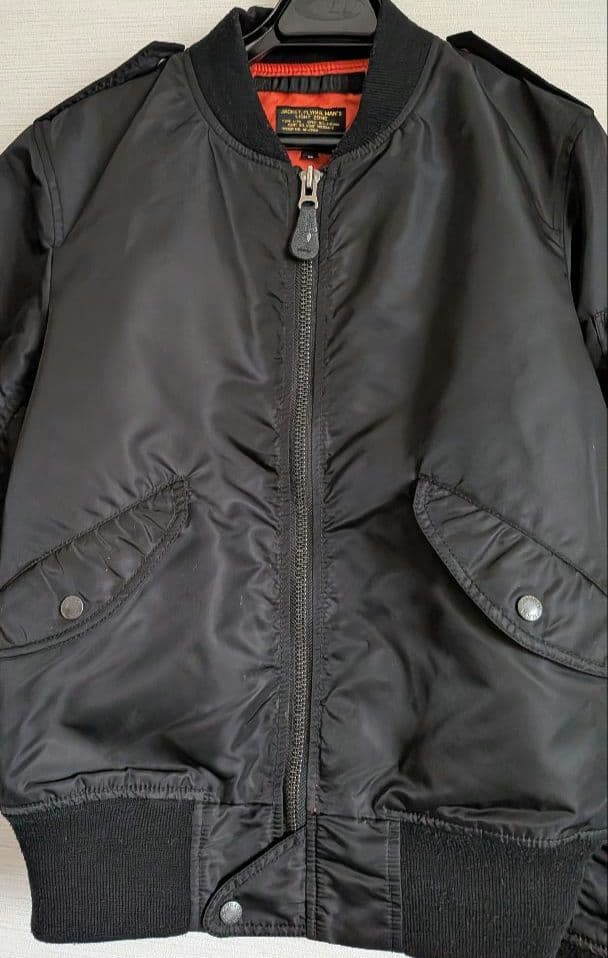 アビレックス МA1 L-2A フライトジャケット ブラック 丈短