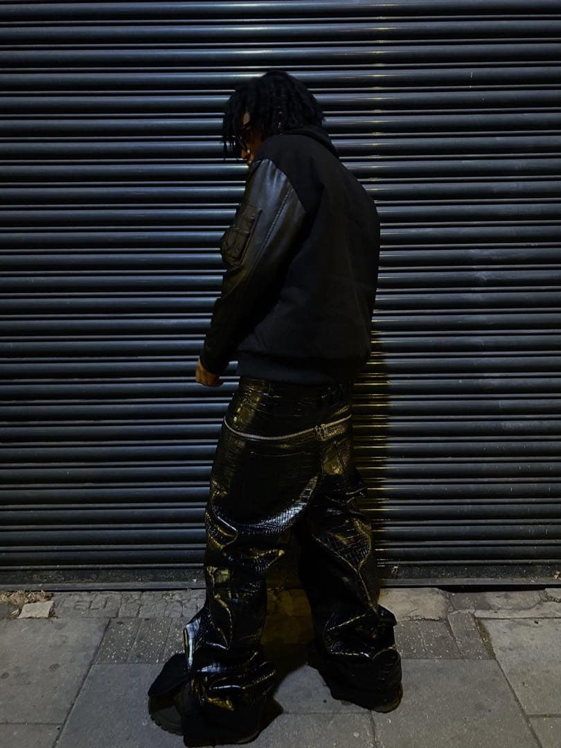 goar.archive クロコレザーパンツ