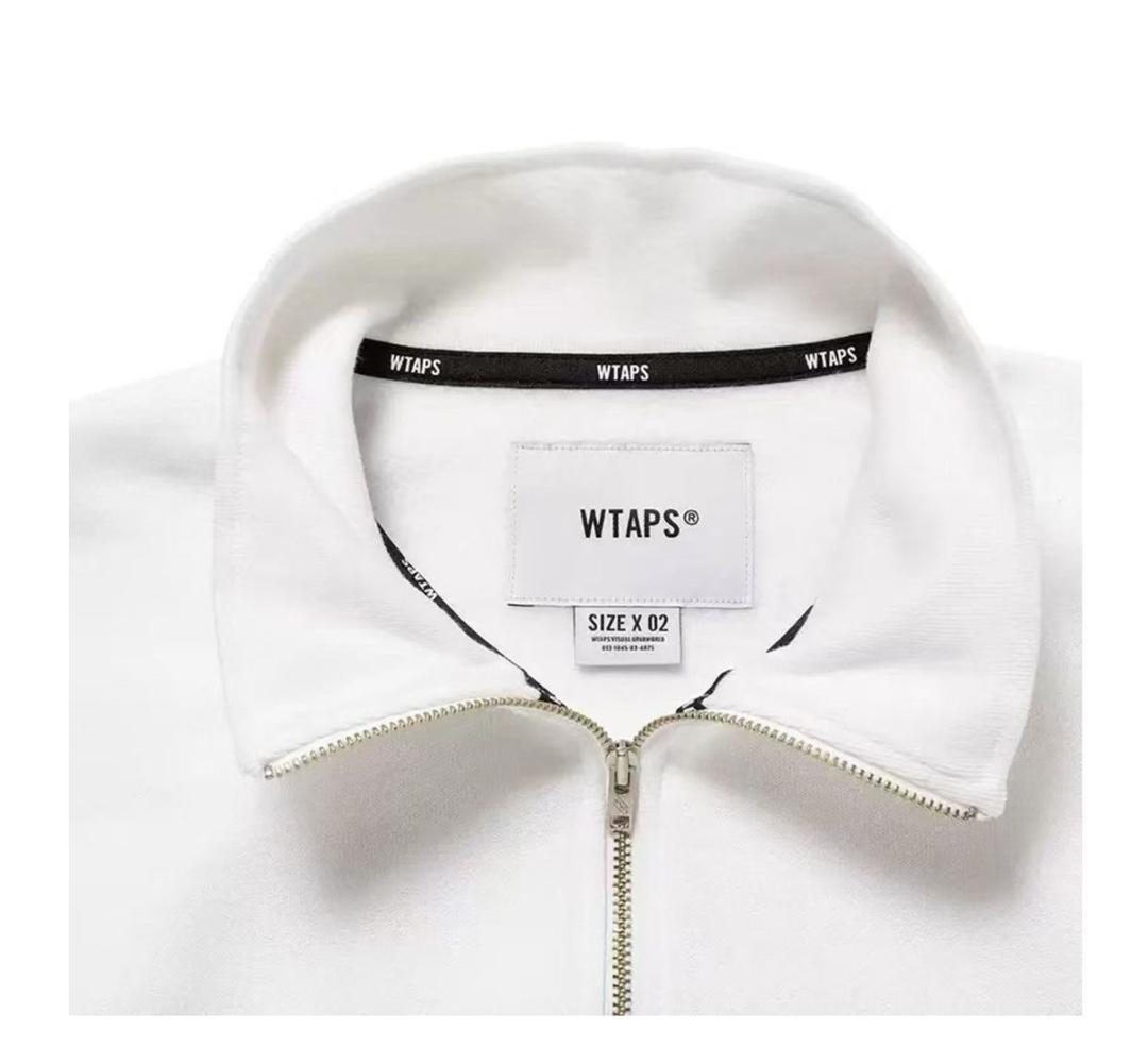 WTAPS ハーフジップセーター サイズ02 ホワイト - メルカリ