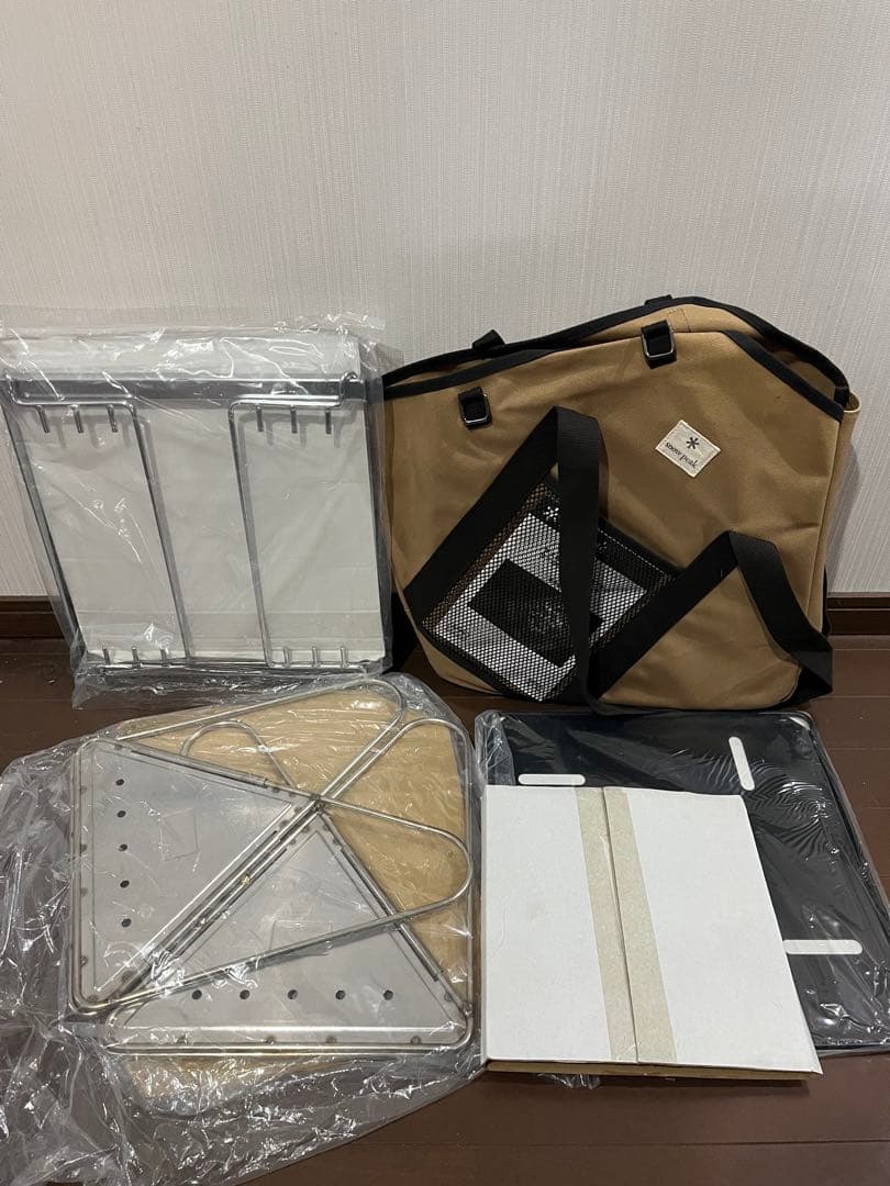 peak スノーピーク 焚き火台Mスターターセット　グリルブリッジ付き 焚火台グリルブリッジ M| スノーピーク(Snow Peak)