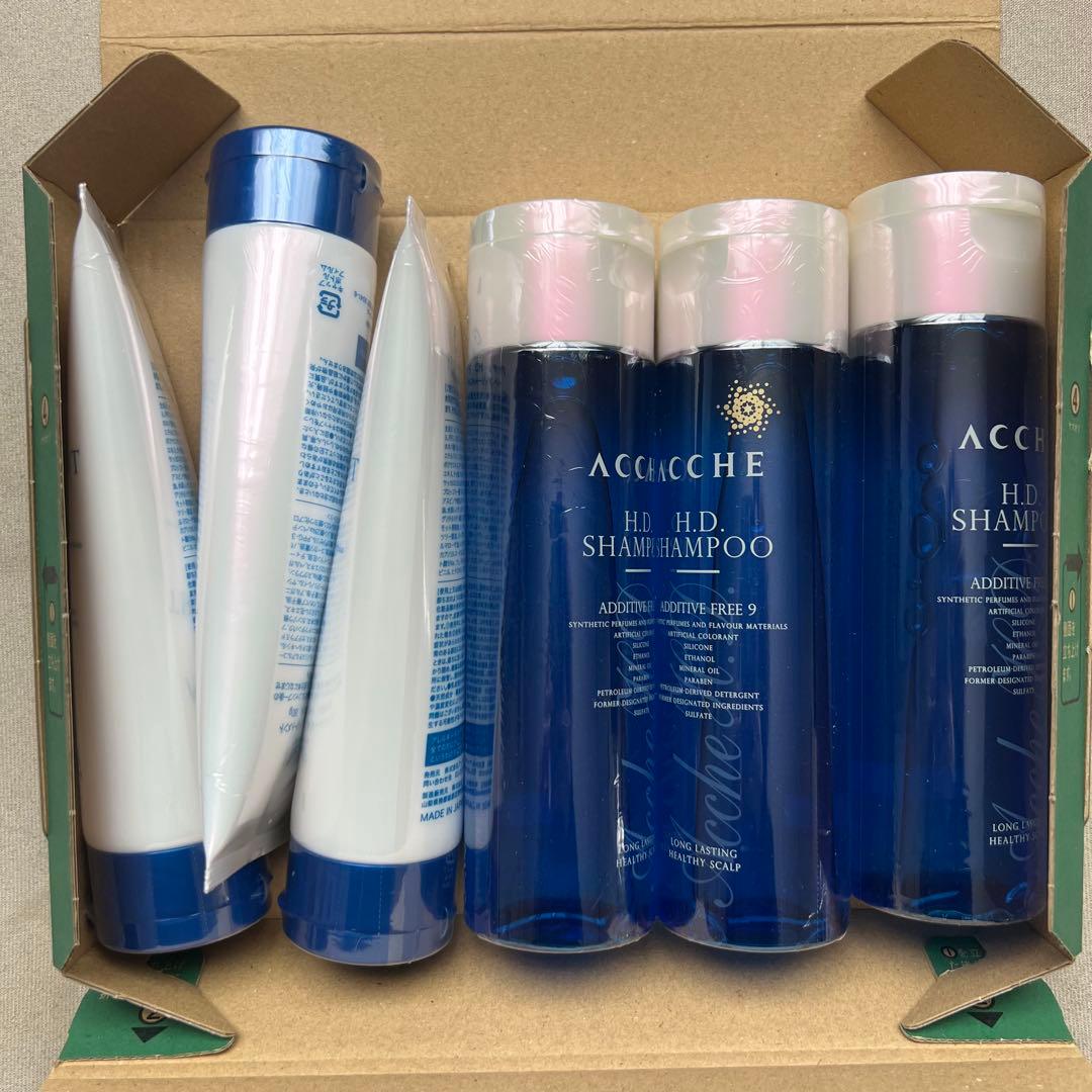 【新品未開封】ACCHE アッチェ シャンプー・トリートメント アッチェ HD シャンプー 250ml / トリートメント 180g ACCHE
