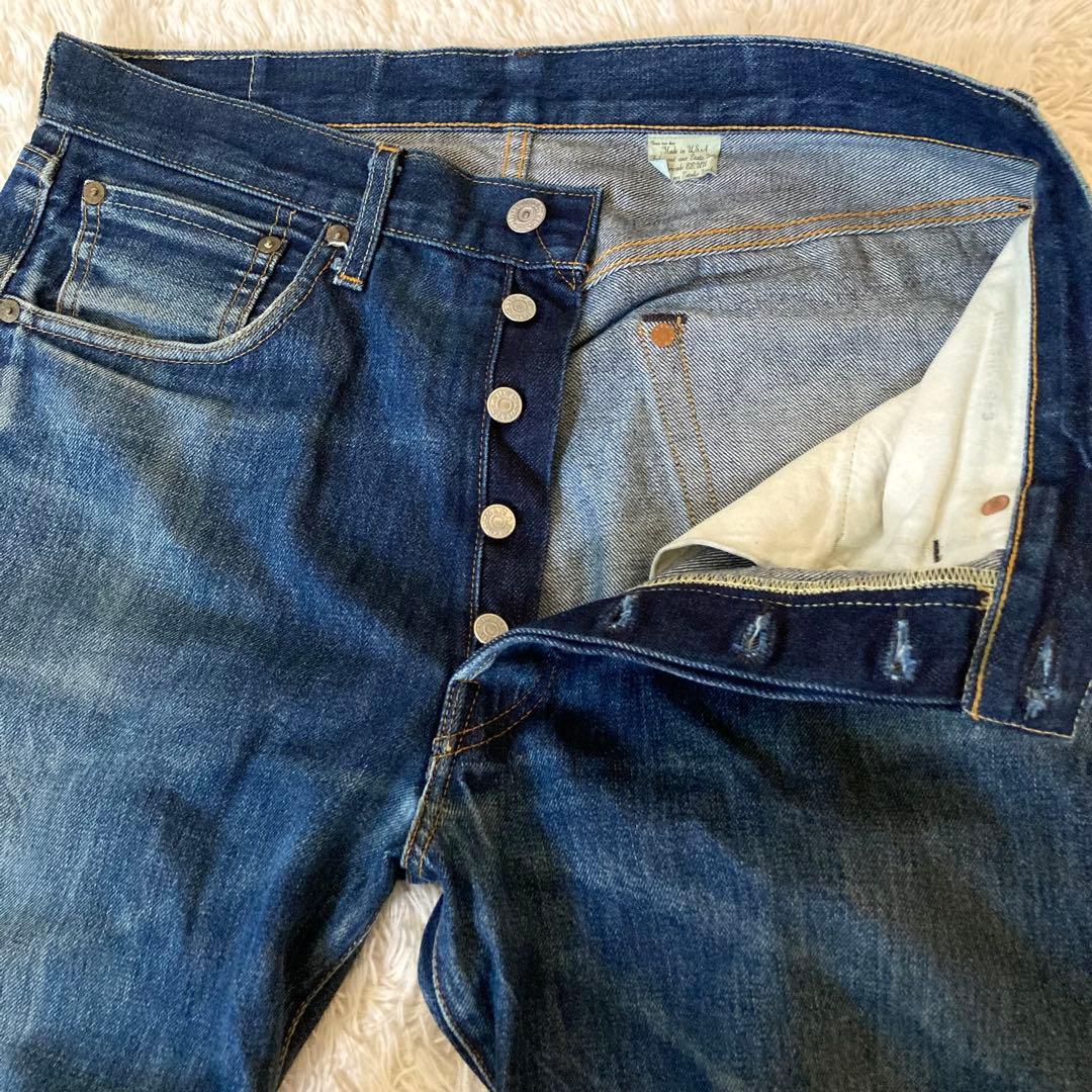 ✨極上風格✨アメリカ製 LVCリーバイス 501XX 1955年復刻 濃紺W33