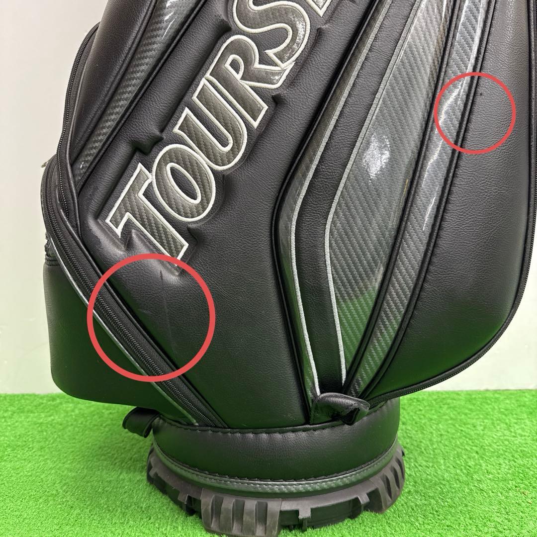 TOURSTAGE ツアーステージ ゴルフバッグ 9インチ ブラック ゴルフ