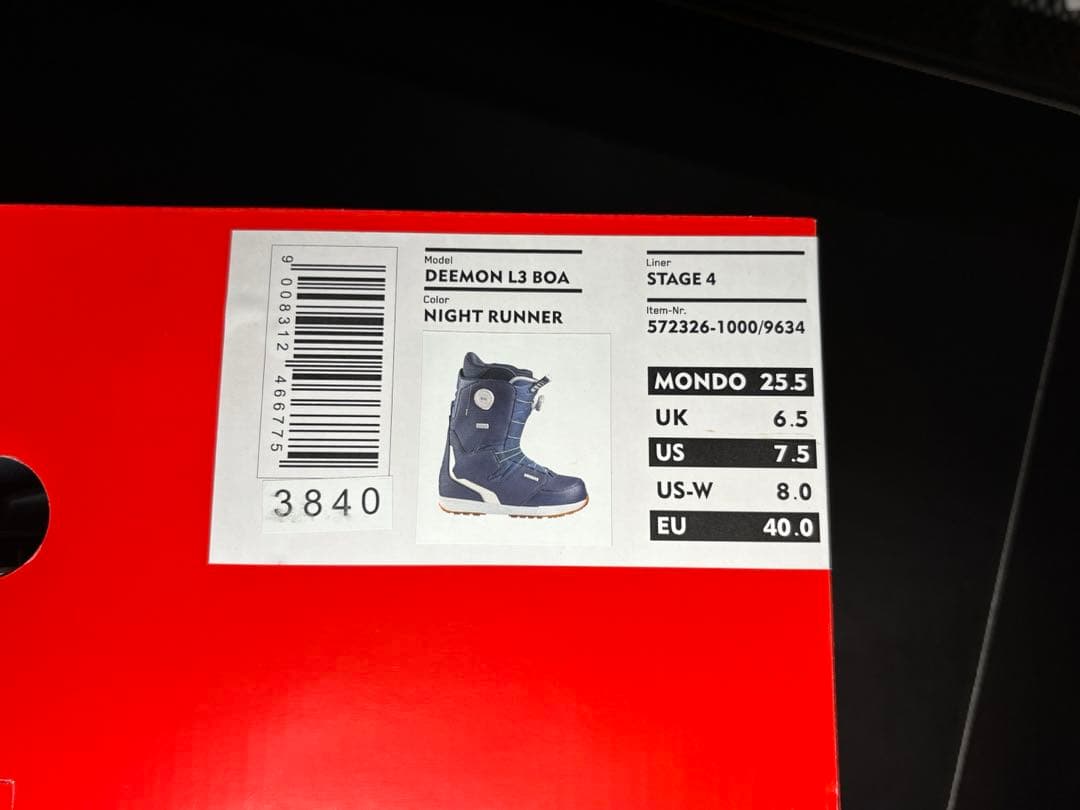 スノーボード 24-25 DEELUXE Deemon L3 BOA 25.5cm