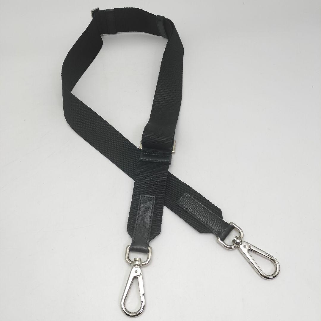 未使用品✨プラダ ショルダーストラップ ナイロン レザー ブラック 黒
