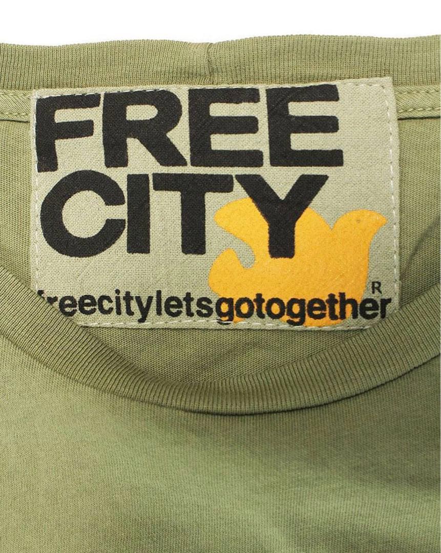 キムタク着 フリーシティー FREE CITY Tシャツ L 初期ロゴ|mercari