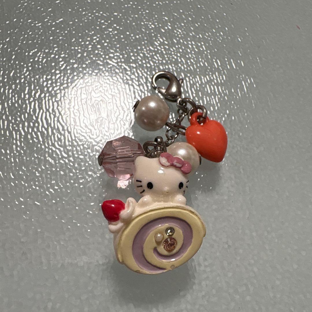 平成レトロ レア パーツクラブ　キティ　スイーツ　チャーム ロールケーキ Amazon.co.jp: ハローキティ ちいさなケーキ屋さん 【8.自慢のホール