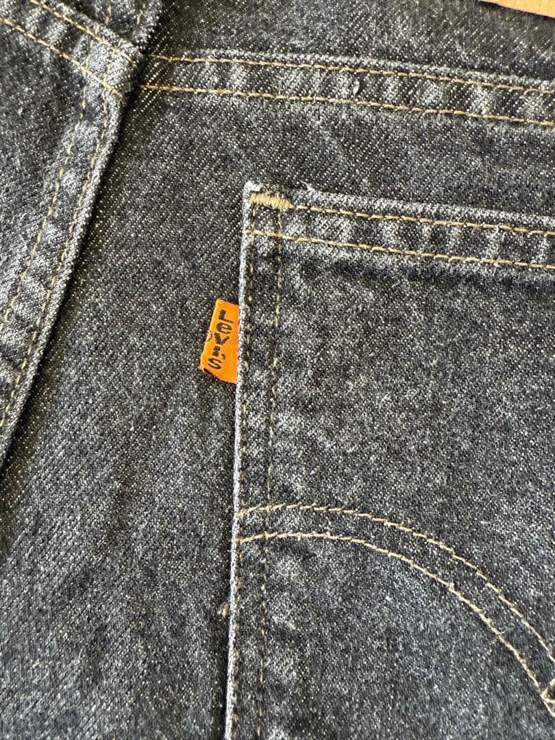 90s リーバイス USA製517先染めブラックデニム 33x32 美品 - メルカリ