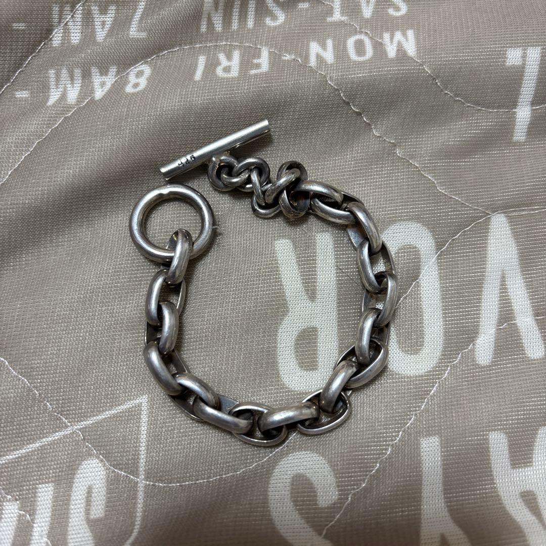 シルバー925ブレスレットヴィンテージ IDブレスレット ヴィンテージ シルバー 925 ジュエリー (B167)