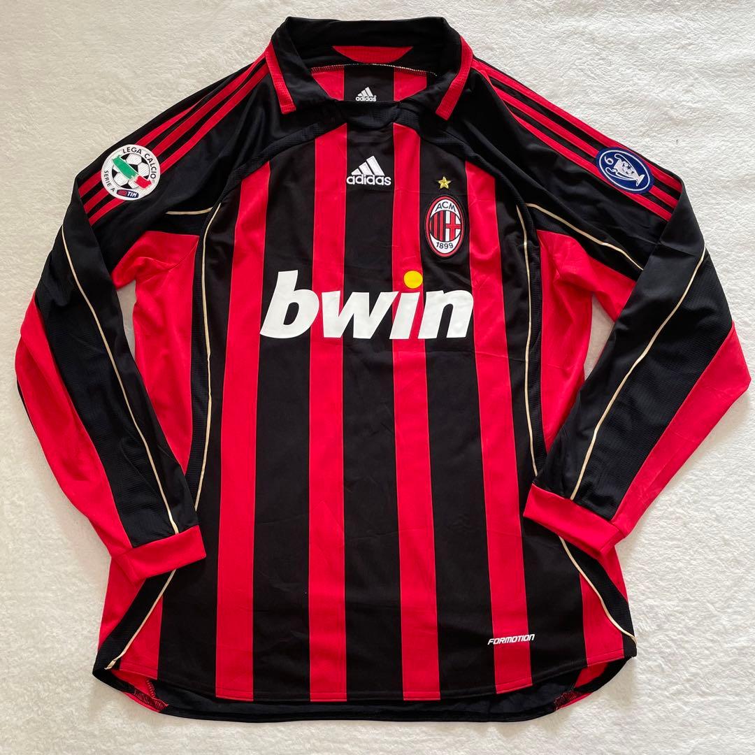 adidas ユニフォーム ACミラン カカ ゴールド刺繍 06-07 ホーム - メルカリ
