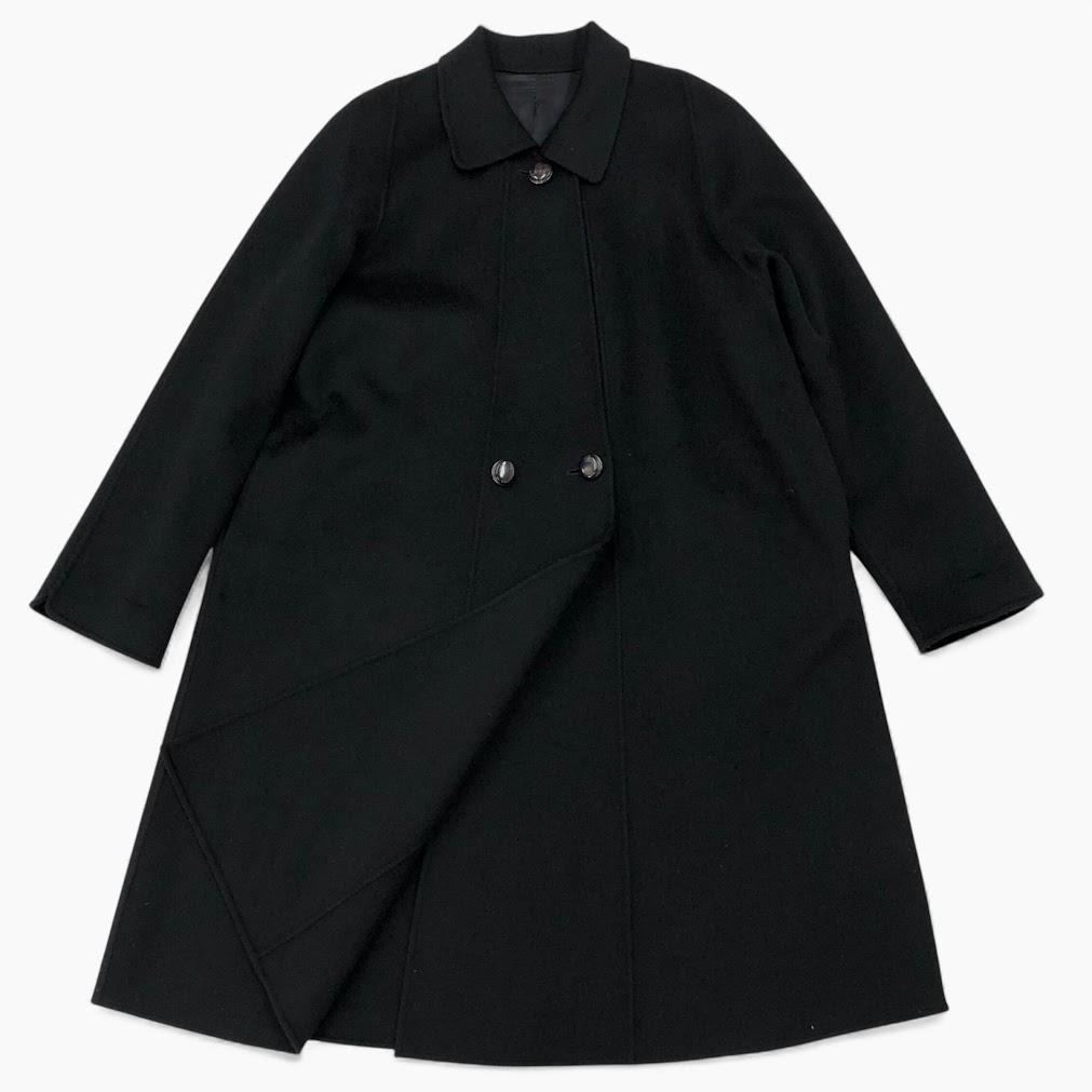 美品 PENY × 最高級素材ロロピアーナ カシミヤ ロングコート ブラック ロロピアーナロングコート – FACE SANS FARD
