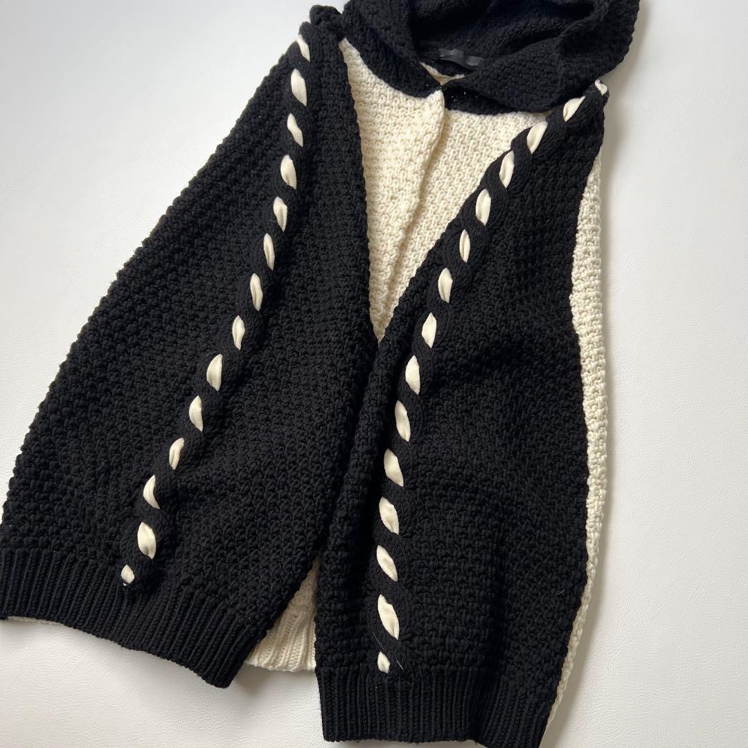 良品 DIESEL BLACK GOLD ディーゼル ポンチョ ローゲージ S