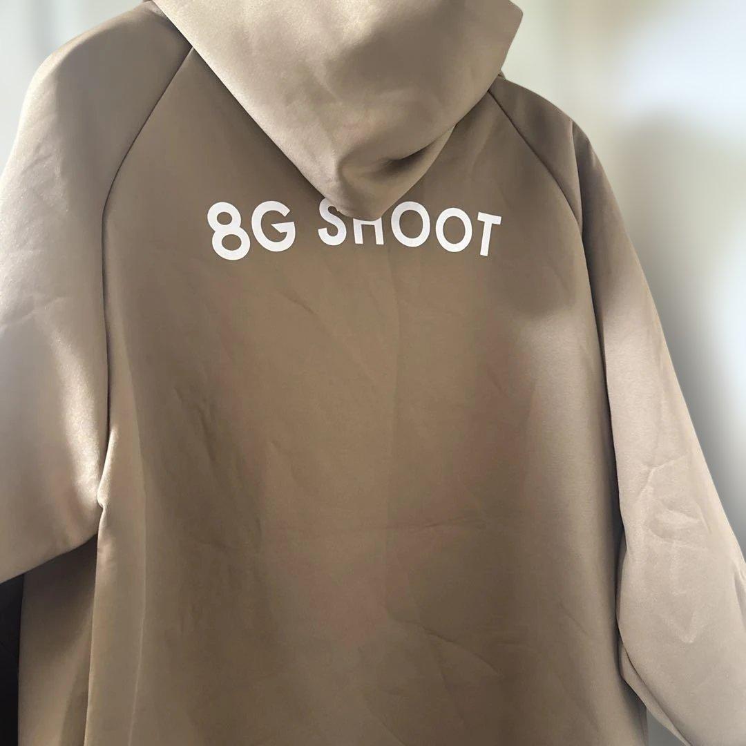 メンズウェア 8gshoot HIGH NECK HOODIE -BEIGE- L