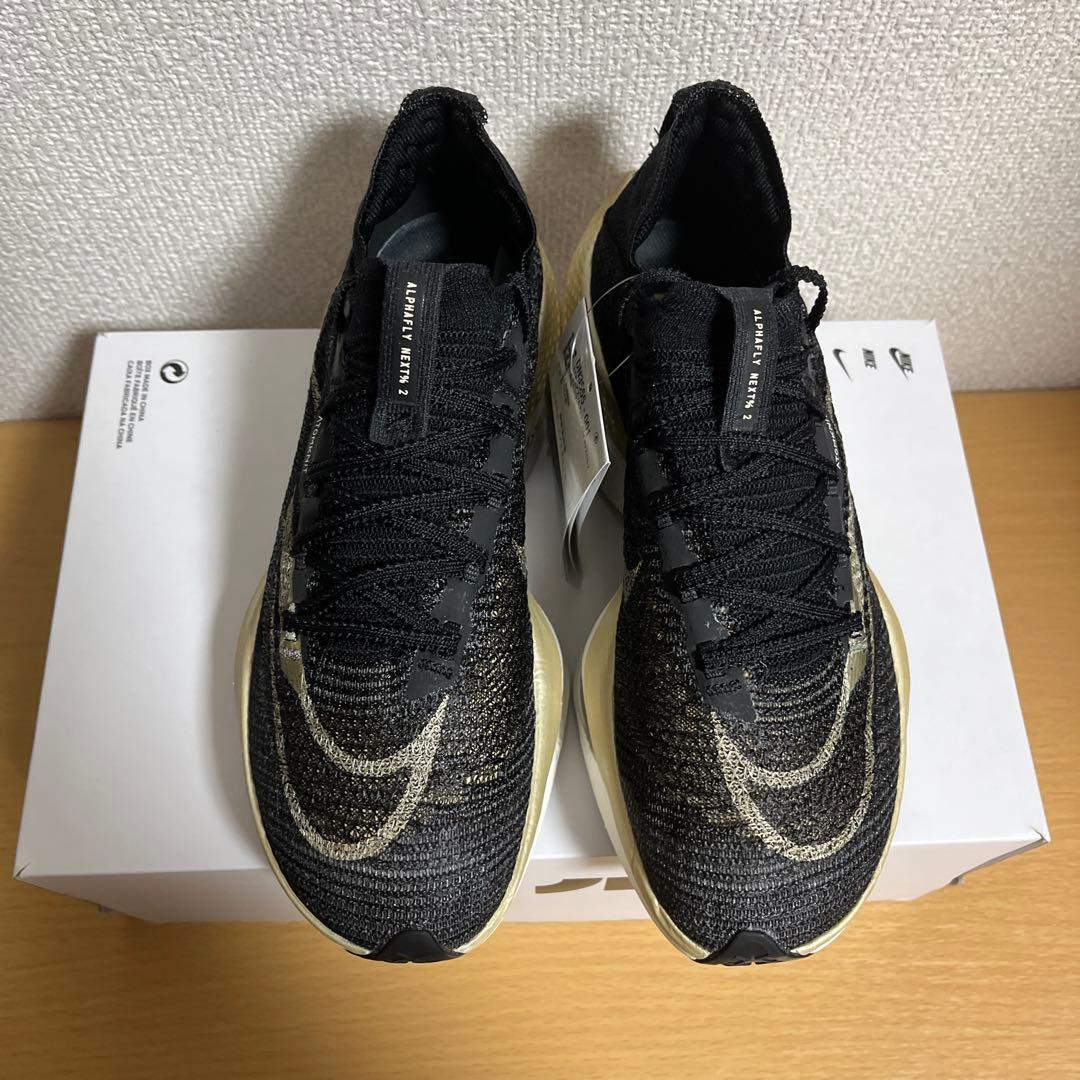 新品 AIR ZOOM ALPHAFLY NEXT% 2 黒金 24.5cm