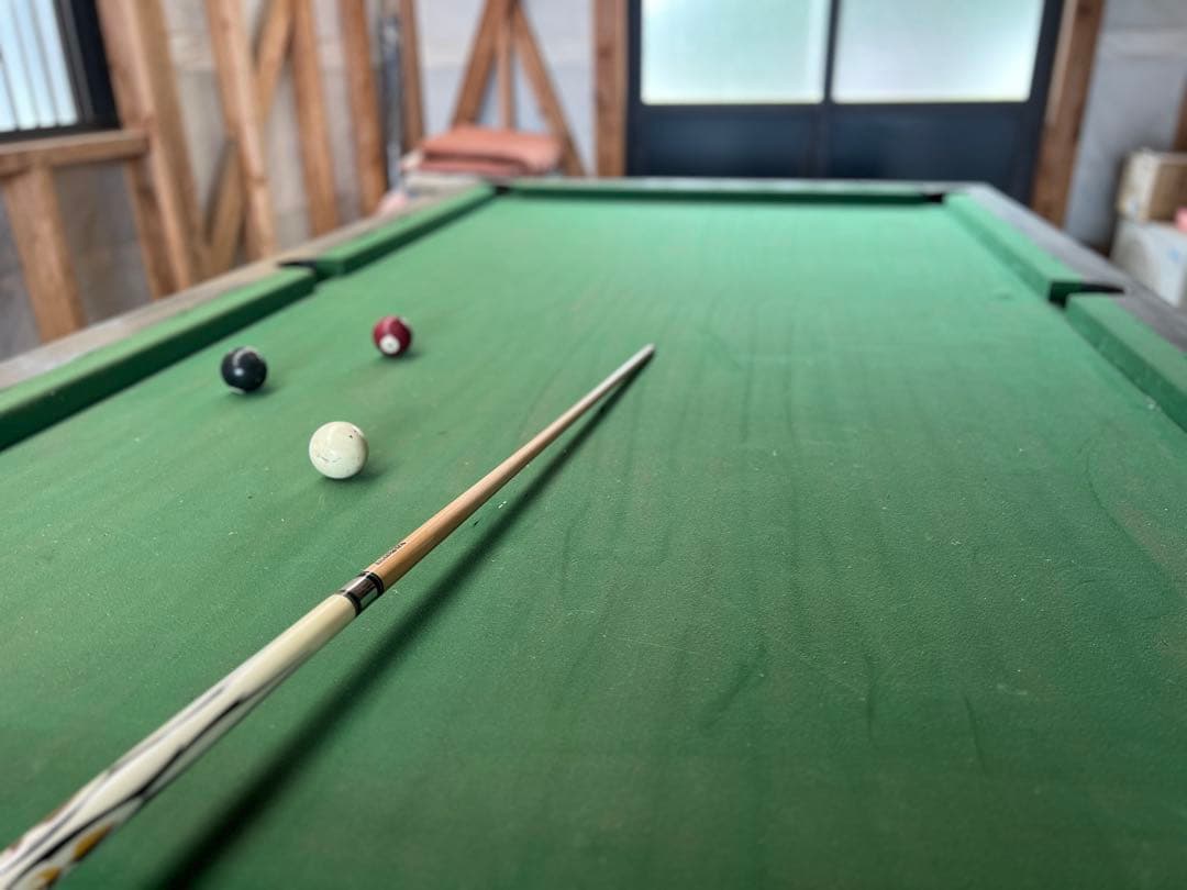 ビリヤード台　自作　引き取りのみ BD〉練習用テーブルを作ってみた【早回し動画】 by 加藤保広さん