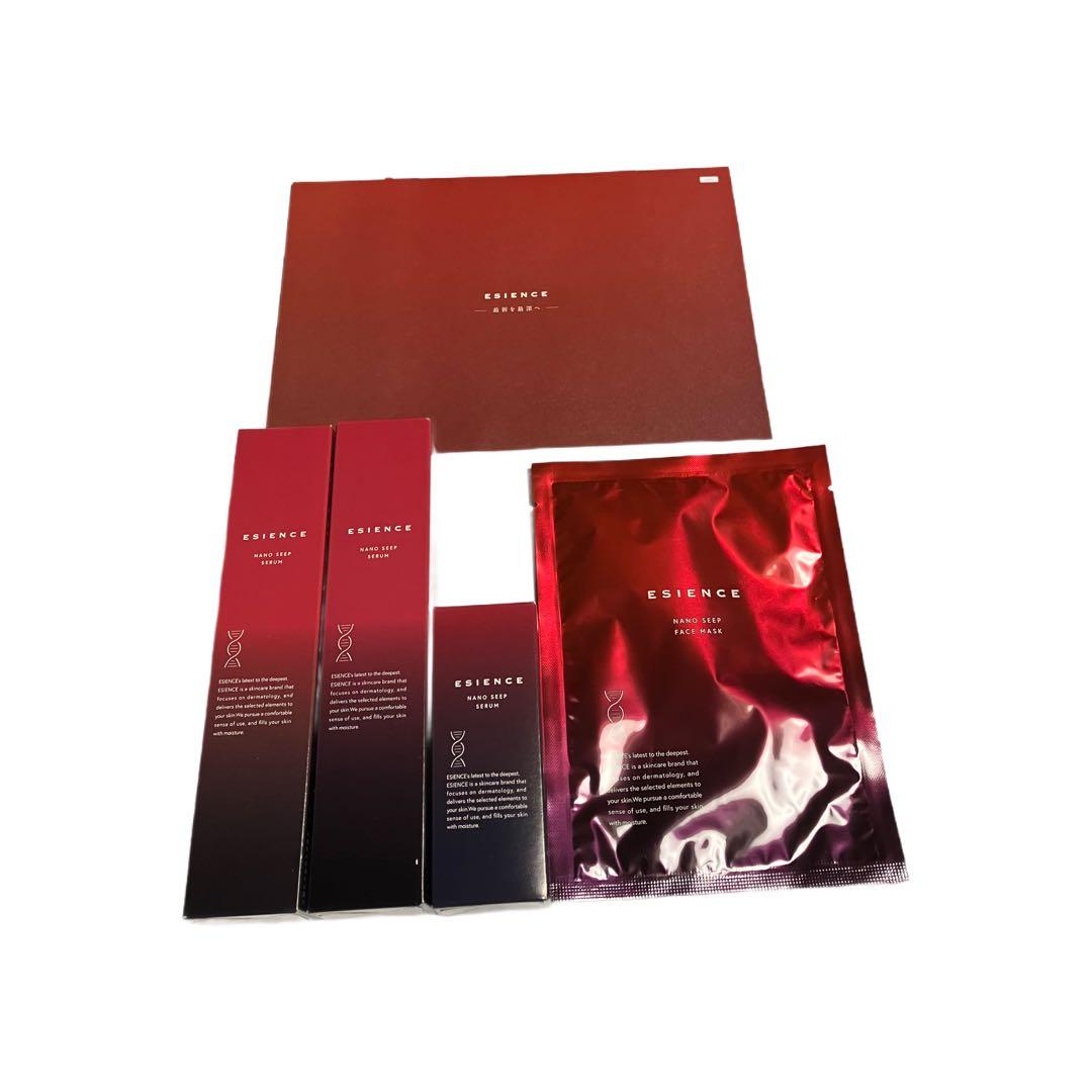 エシエンス　薬用ナノシープ導入美容液　2本 炭酸導入美容液1本 パック1枚 ESIENCE（エシエンス） [ 医薬部外品 ] 2本セット ナノシープセラム