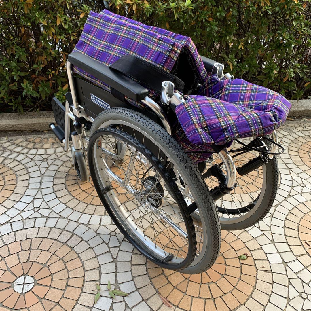 全国送料無料 KAWAMURA 簡易モジュール 多機能 自走・介助兼用 車椅子
