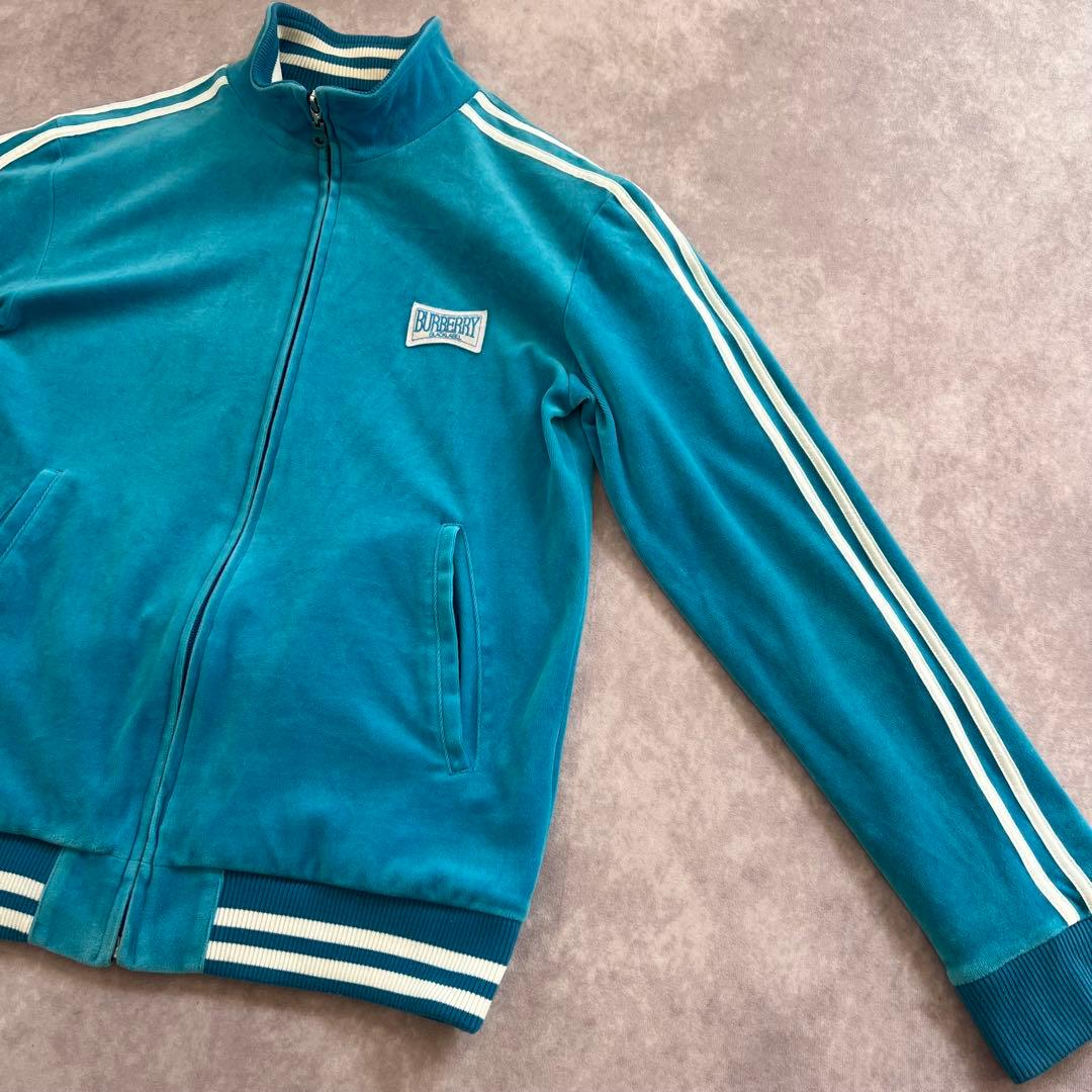 archive BURBERRY トラックジャケット ベロア y2k 平成 - メルカリ