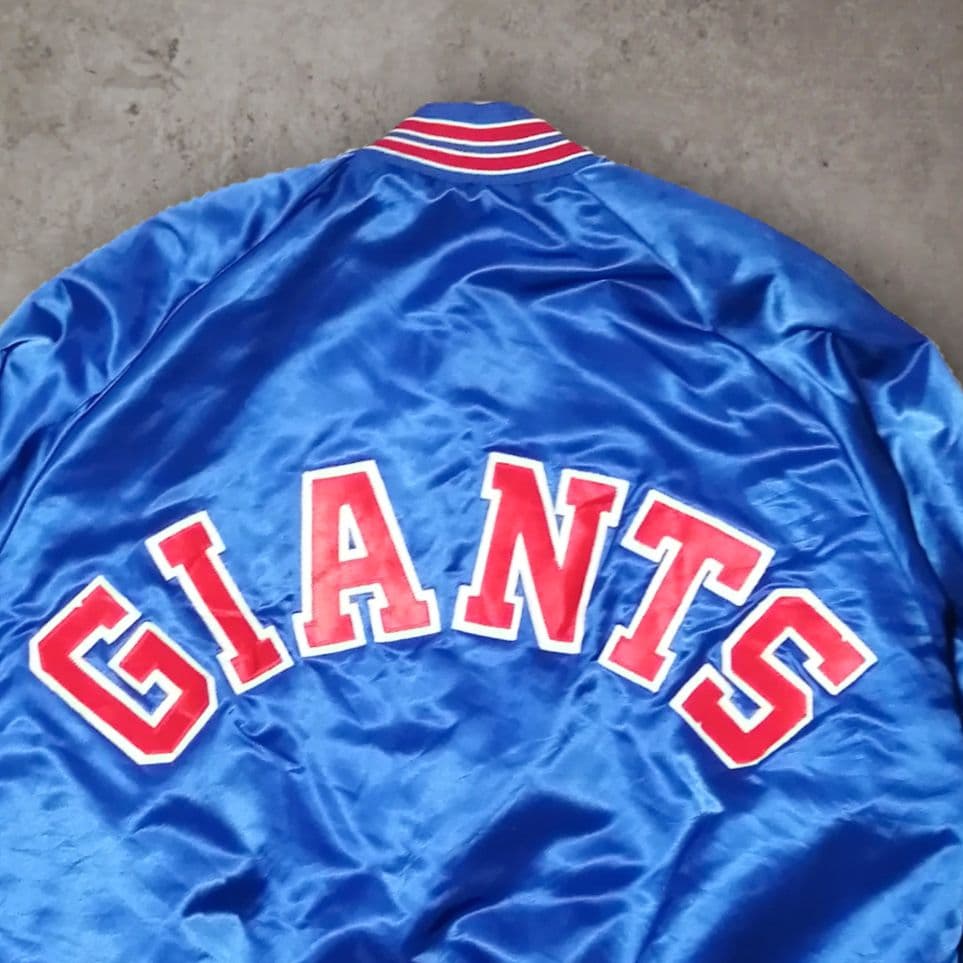 希少】Chalk Line NFL GIANTS ナイロンスタジャン 青 XL - メルカリ