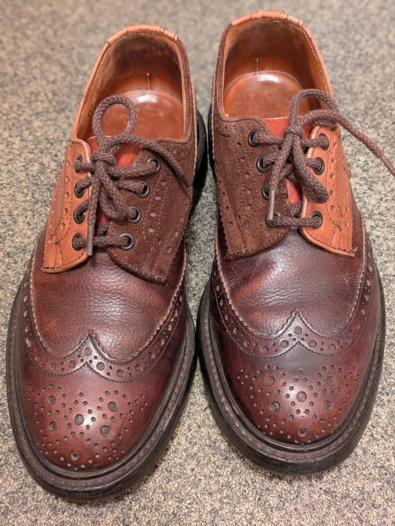 ネペンテス トリッカーズ 8.5 H5633 マルチトーン ダービー グローブ TRICKER'S×NEPENTHES トリッカーズ×ネペンテス H5633 マルチトーン