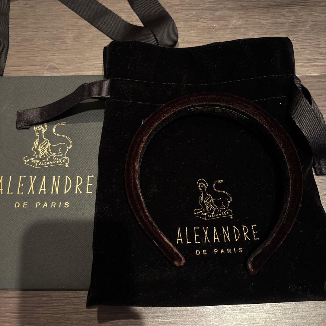 ALEXANDRE DE PARIS カチューシャ　ベルベット　ブラウン 楽天市場】アレクサンドル ドゥ パリ カチューシャ ベルベット ヘア