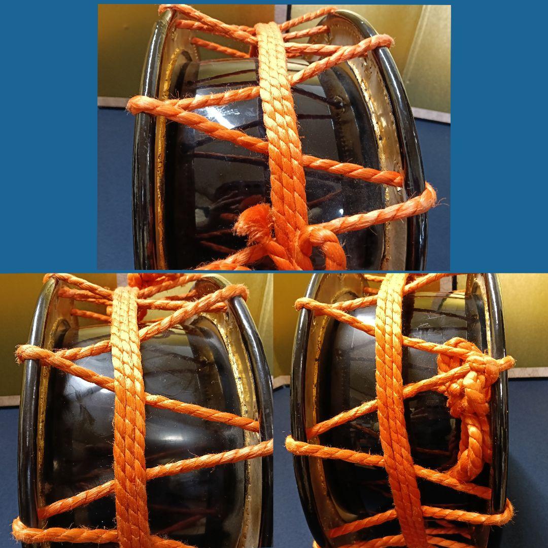 タカユウ様専用和太鼓 台座透かし彫 組み立 和楽器 打楽径36cm 良