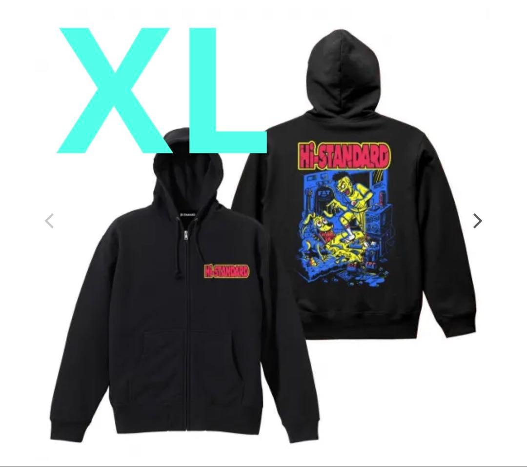 新品 Hi-STANDARD XL ジップアップパーカー 黒 Amazon.co.jp: Hi-STANDARD（ハイスタンダード）RIC CLAYTON_ZIP