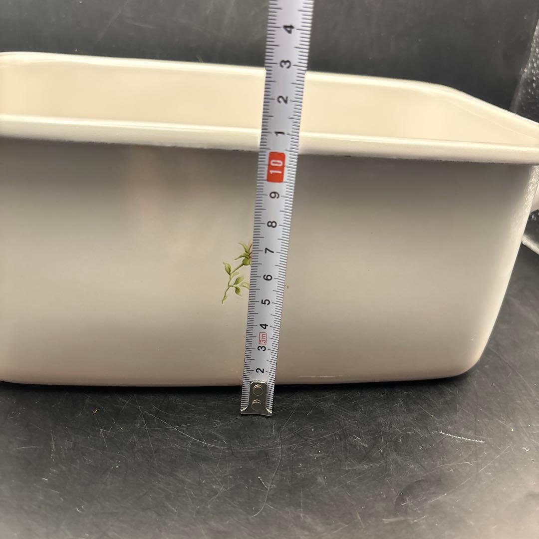 プラン・ド・パリ ジュリアン 角ストッカー ピスケット缶 ホーロー