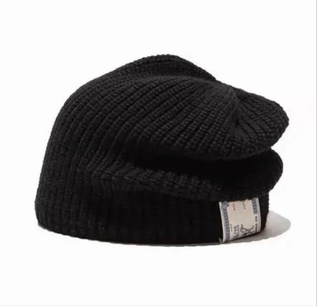 H.W.DOG & CO. ブラックニットキャップ　ブラック