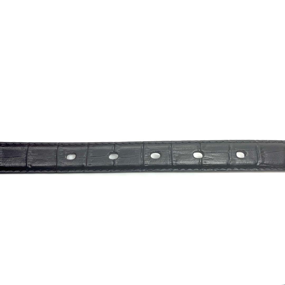 極美品】カルティエ ベルト タンクドゥカルティエ クロコ スクエア