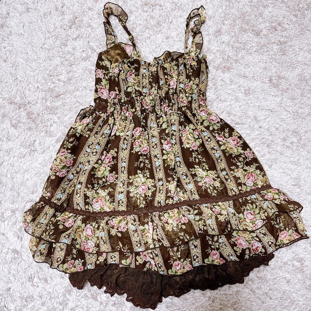 【希少】 美品✨LIZLISA 菅野結以さん着用 コンビネゾン スカパン y2k