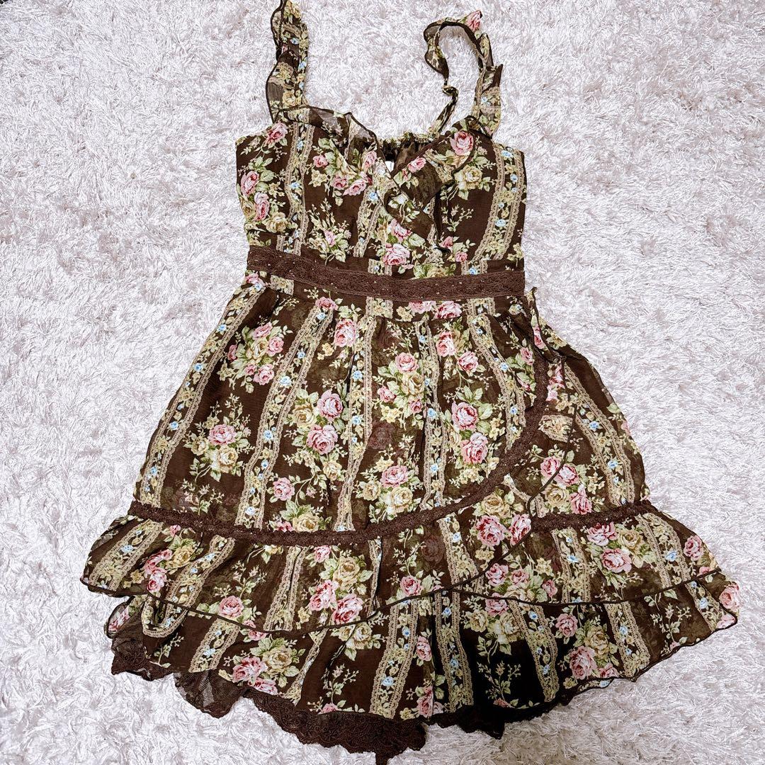 【希少】 美品✨LIZLISA 菅野結以さん着用 コンビネゾン スカパン y2k