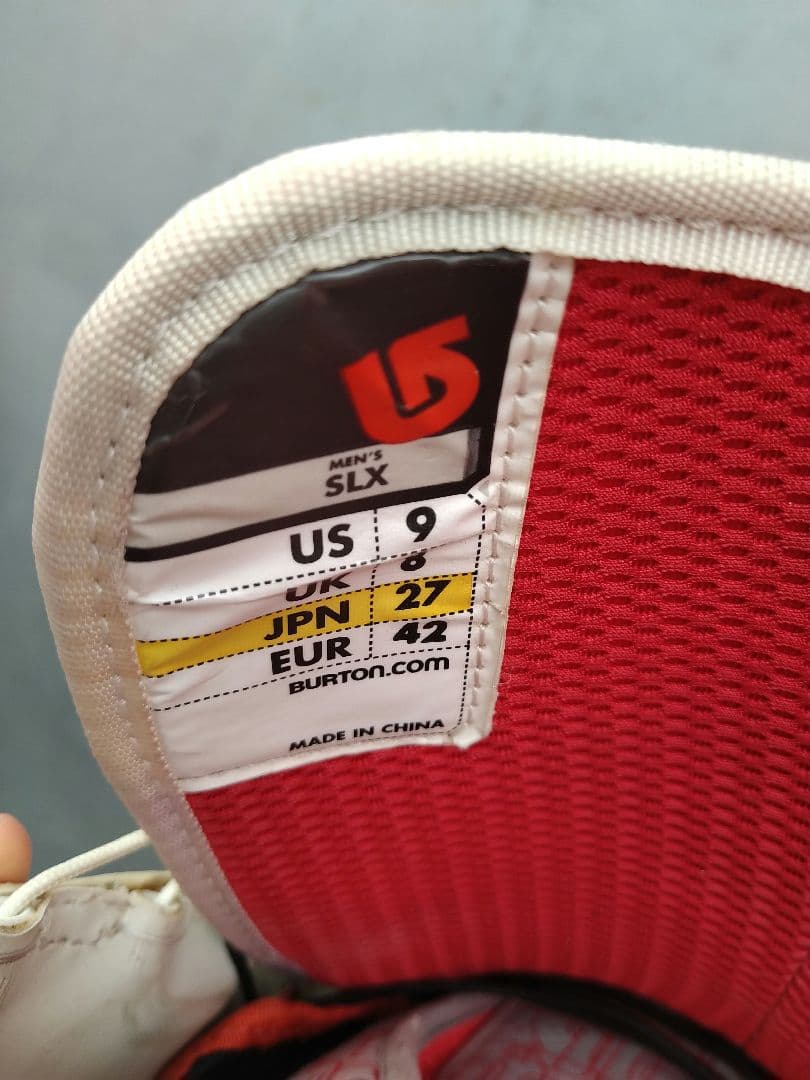 Burton バートン アウトラスト スノーボードブース/ホワイト27cmの通販