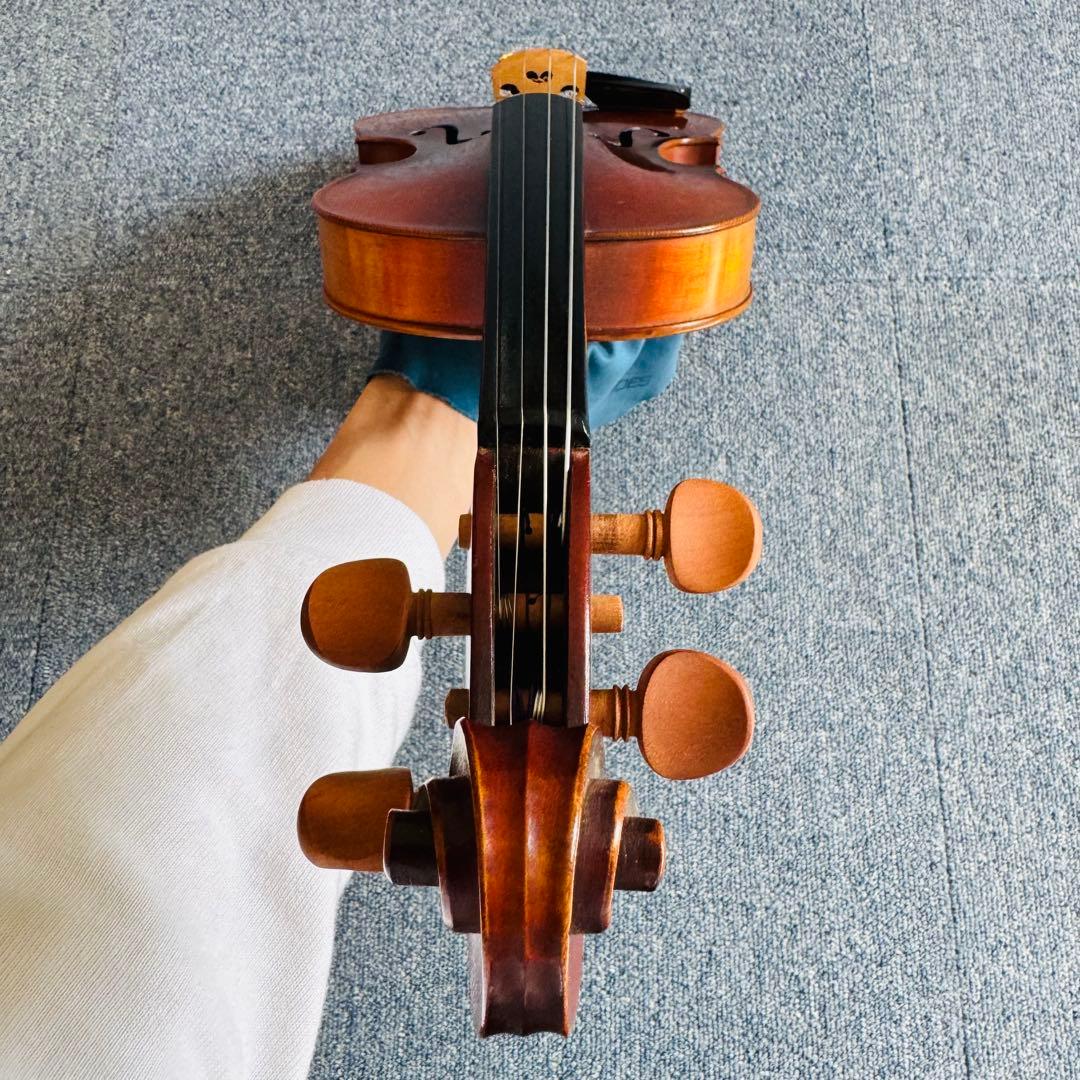 試奏動画あり】SUZUKI バイオリン No.103裏板一枚板【弓・ケース付